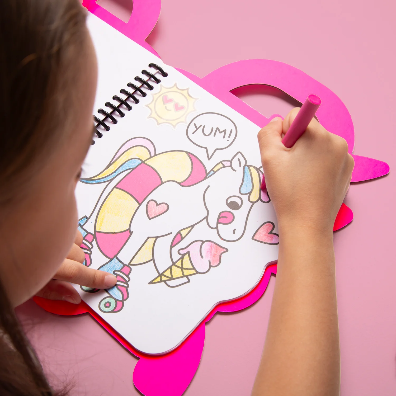 SUPER COLORING & STICKER BOOK UNICORN - Image 4